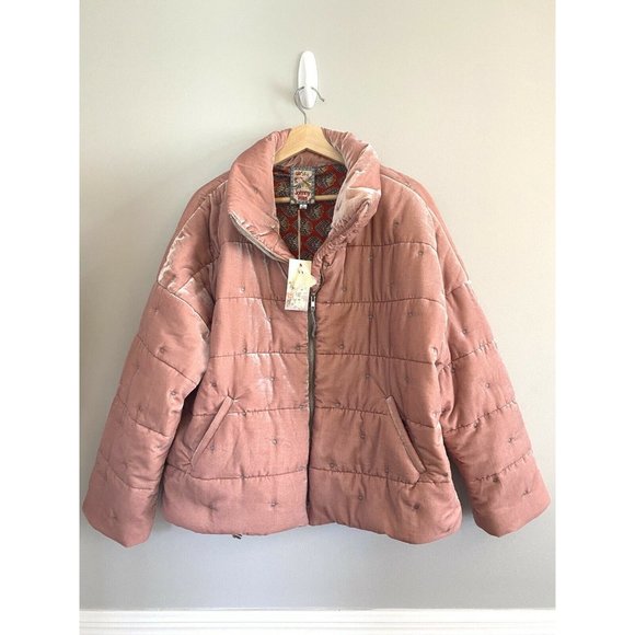 Johnny Was NWT Zaelia Silk-Blend Puffer Jacket - Picture 6 of 11